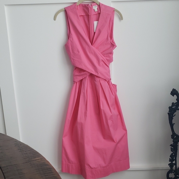 J. Crew Dresses & Skirts - J. Crew Pink Sleeveless Midi Dress
